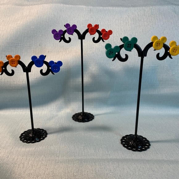 Hand Crafted Jewelry - NWT 1 Pair Handmade Disney Mickey Mouse Earrings Your pick color
